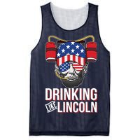 Drinking Like Lincoln Mesh Reversible Basketball Jersey Tank