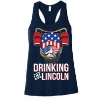 Drinking Like Lincoln Women's Racerback Tank