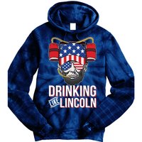 Drinking Like Lincoln Tie Dye Hoodie