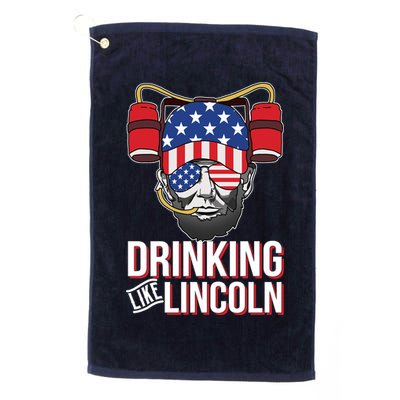 Drinking Like Lincoln Golf Towel