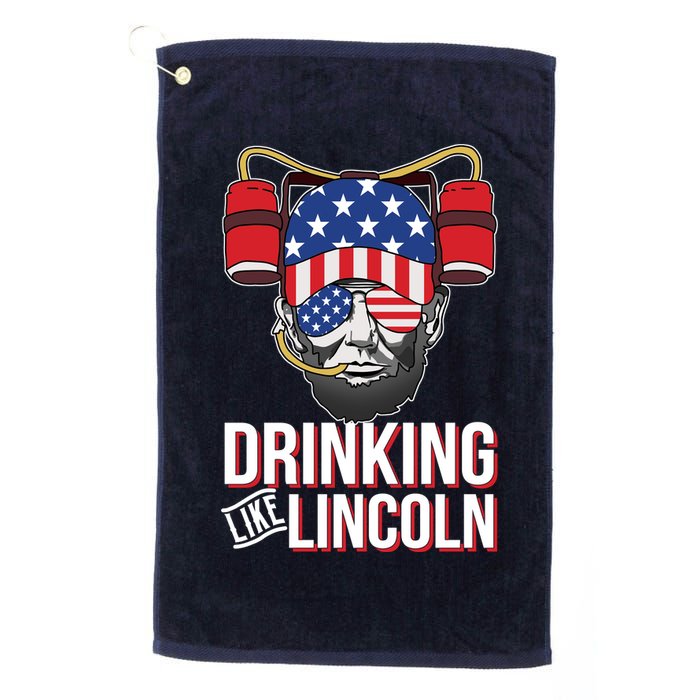 Drinking Like Lincoln Golf Towel