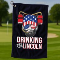 Drinking Like Lincoln Golf Towel