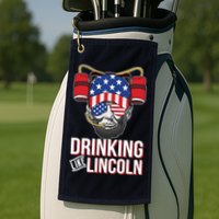Drinking Like Lincoln Golf Towel