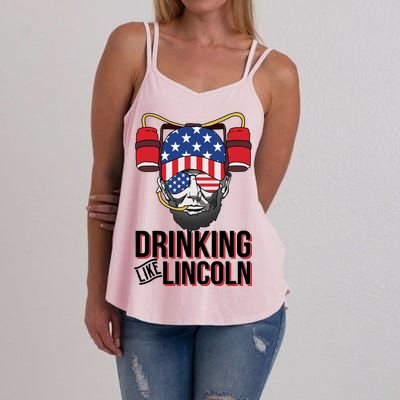 Drinking Like Lincoln Women's Strappy Tank