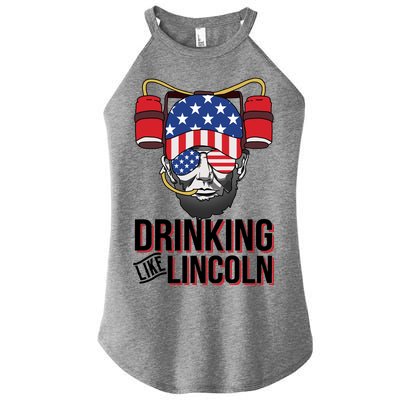 Drinking Like Lincoln Women's Perfect Tri Rocker Tank