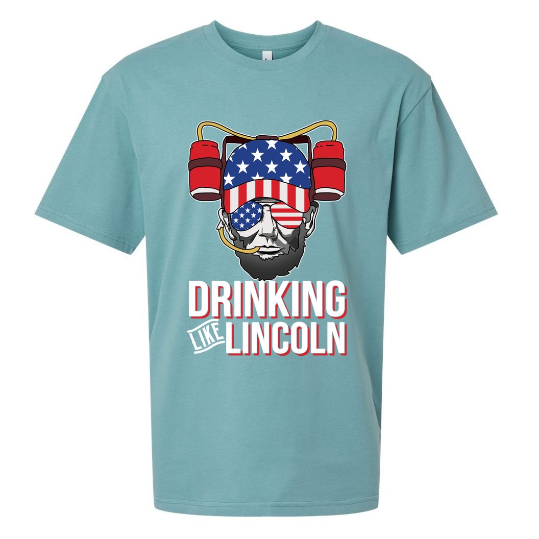 Drinking Like Lincoln Sueded Cloud Jersey T-Shirt