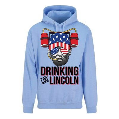 Drinking Like Lincoln Unisex Surf Hoodie