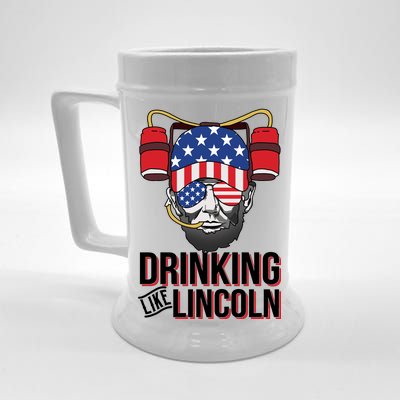 Drinking Like Lincoln Beer Stein