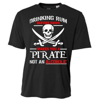 Drinking Rum Before Noon Makes You A Pirate Cooling Performance Crew T-Shirt