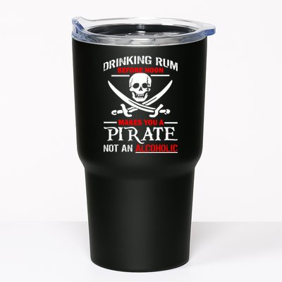 Drinking Rum Before Noon Makes You A Pirate Tumbler