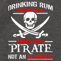 Drinking Rum Before Noon Makes You A Pirate Vector Backpack