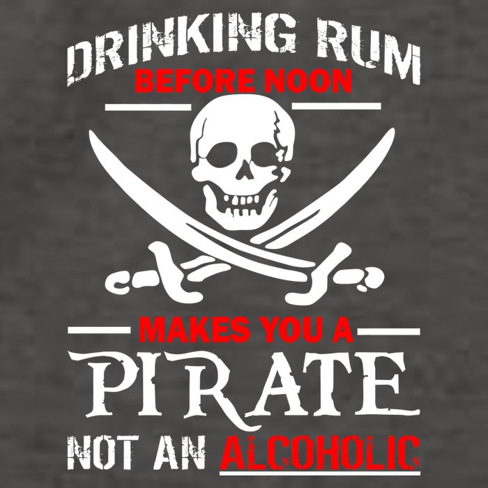Drinking Rum Before Noon Makes You A Pirate Vector Backpack