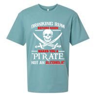 Drinking Rum Before Noon Makes You A Pirate Sueded Cloud Jersey T-Shirt