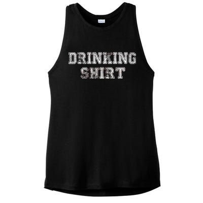 Drinking Shirt Ladies PosiCharge Tri-Blend Wicking Tank