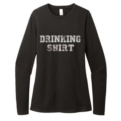 Drinking Shirt Womens CVC Long Sleeve Shirt