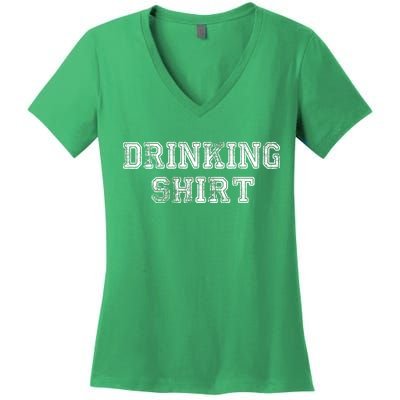 Drinking Shirt Women's V-Neck T-Shirt