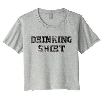 Drinking Shirt Women's Crop Top Tee