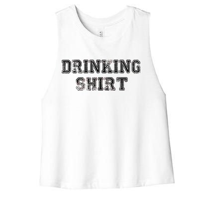 Drinking Shirt Women's Racerback Cropped Tank