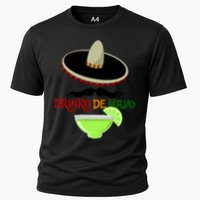 Drinko De Mayo Funny Cinco De Mayo Mustache Sombrero Cooling Performance Crew T-Shirt