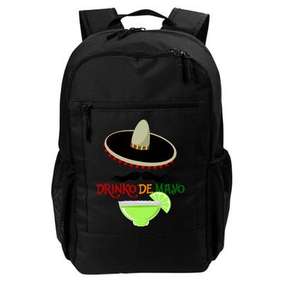 Drinko De Mayo Funny Cinco De Mayo Mustache Sombrero Daily Commute Backpack