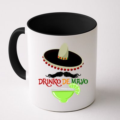 Drinko De Mayo Funny Cinco De Mayo Mustache Sombrero Mug