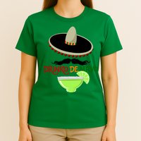 Drinko De Mayo Funny Cinco De Mayo Mustache Sombrero T-Shirt