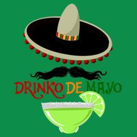 Drinko De Mayo Funny Cinco De Mayo Mustache Sombrero Baby Bodysuit