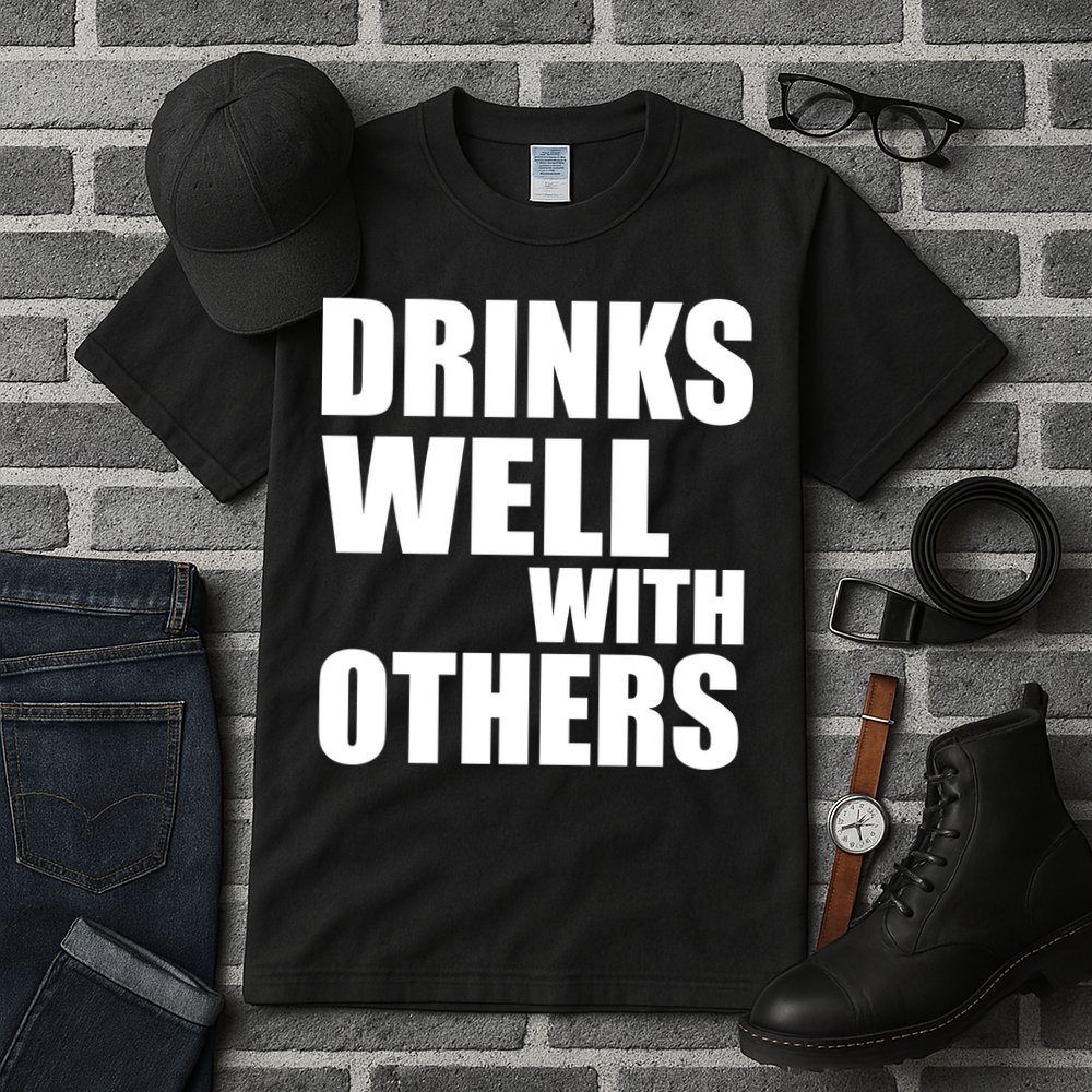 Drinks Well With Others Tall T-Shirt