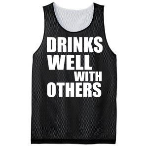 Drinks Well With Others Mesh Reversible Basketball Jersey Tank