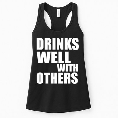 Drinks Well With Others Womens Tank Top