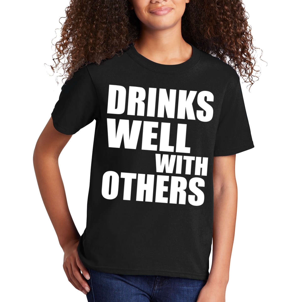 Drinks Well With Others Kids T-Shirt