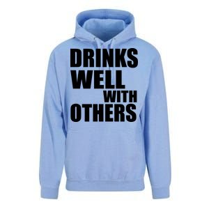 Drinks Well With Others Unisex Surf Hoodie