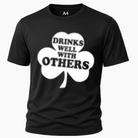 Drinks Well With Others Funny St. Patrick's Day Drinking Performance Shirt