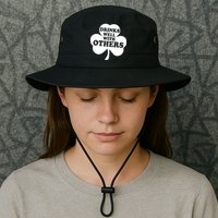 Drinks Well With Others Funny St. Patrick's Day Drinking Bucket Hat