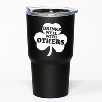 Drinks Well With Others Funny St. Patrick's Day Drinking Tumbler