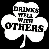 Drinks Well With Others Funny St. Patrick's Day Drinking Wool Snapback Cap