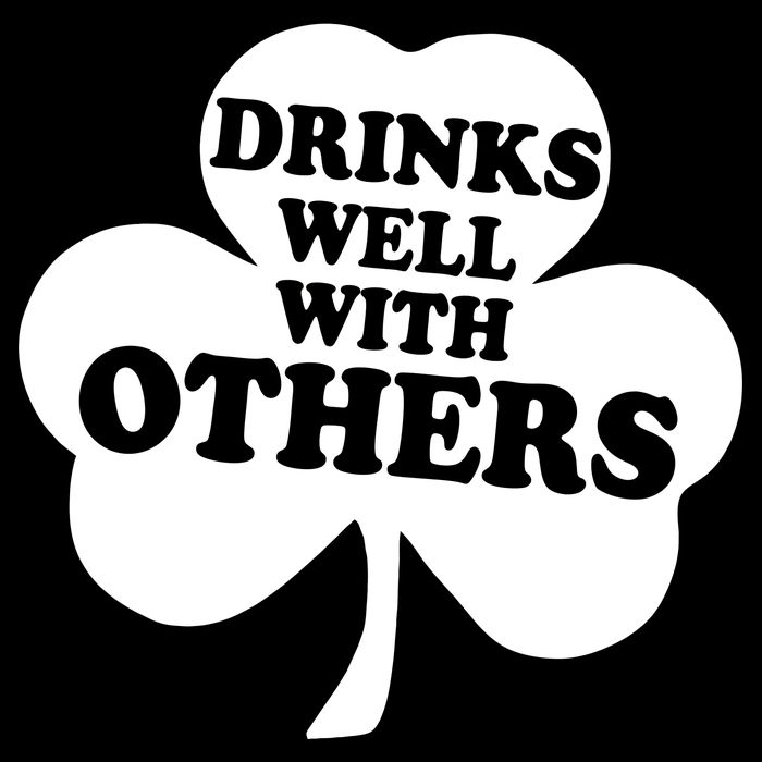 Drinks Well With Others Funny St. Patrick's Day Drinking Wool Snapback Cap