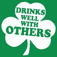 Drinks Well With Others Funny St. Patrick's Day Drinking Toddler T-Shirt