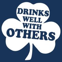 Drinks Well With Others Funny St. Patrick's Day Drinking Infant Baby Jersey Bodysuit