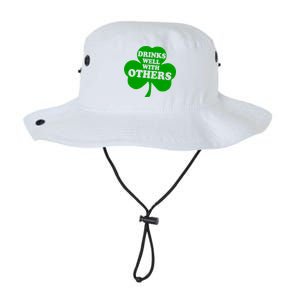 Drinks Well With Others Funny St. Patrick's Day Drinking Legacy Cool Fit Booney Bucket Hat