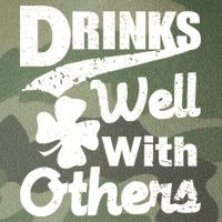 Drinks Well With Others St. Patrick's Day Legacy Tie Dye Trucker Hat