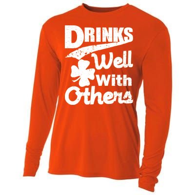 Drinks Well With Others St. Patrick's Day Cooling Performance Long Sleeve Crew