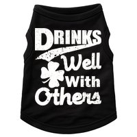 Drinks Well With Others St. Patrick's Day Doggie Tank