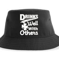 Drinks Well With Others St. Patrick's Day Sustainable Bucket Hat