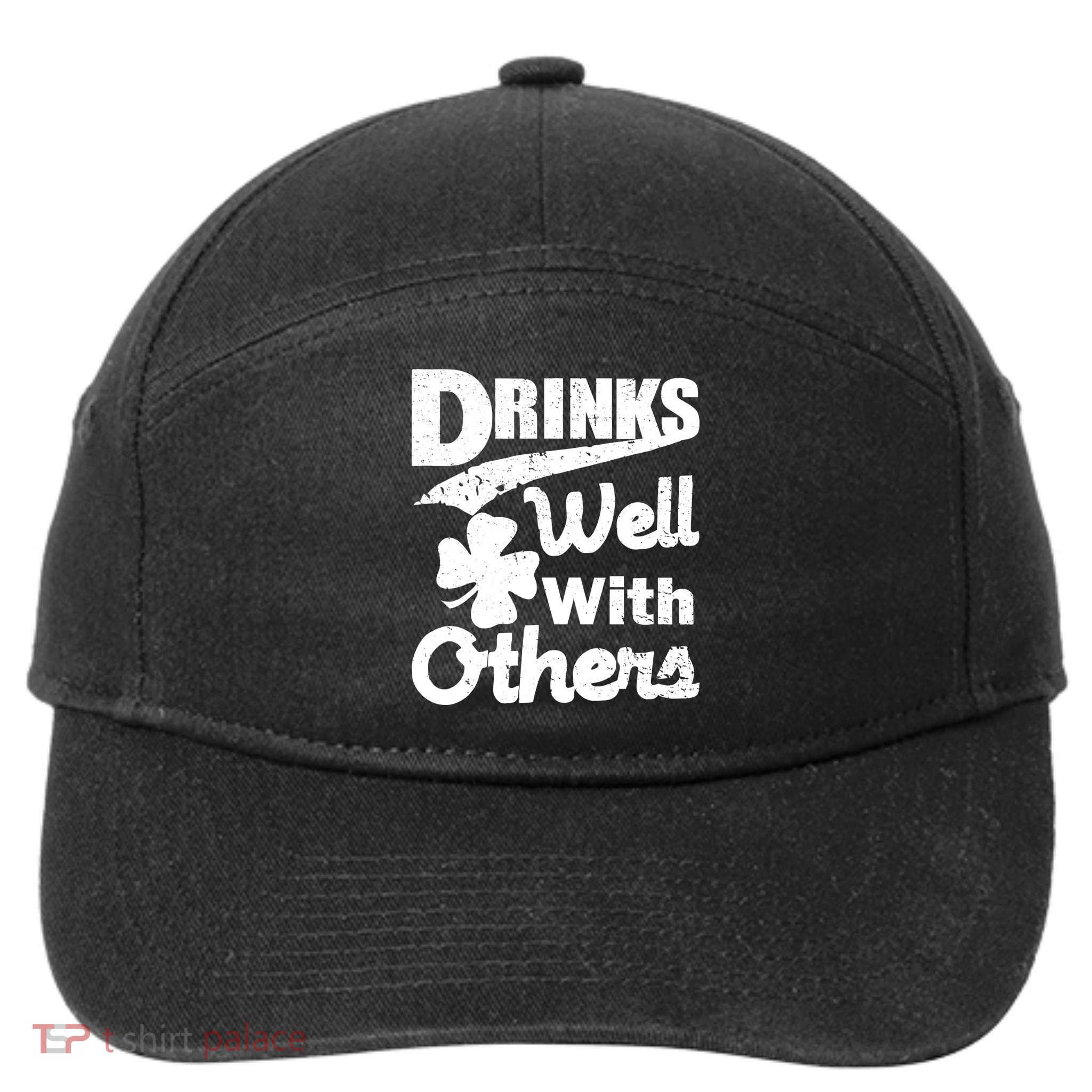 Drinks Well With Others St. Patrick's Day 7-Panel Snapback Hat