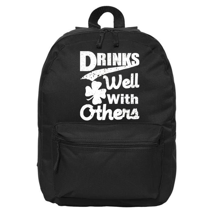 Drinks Well With Others St. Patrick's Day 16 in Basic Backpack