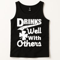 Drinks Well With Others St. Patrick's Day Tank Top