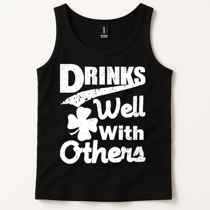 Drinks Well With Others St. Patrick's Day Tank Top