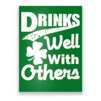 Drinks Well With Others St. Patrick's Day Poster