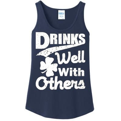 Drinks Well With Others St. Patrick's Day Ladies Essential Tank